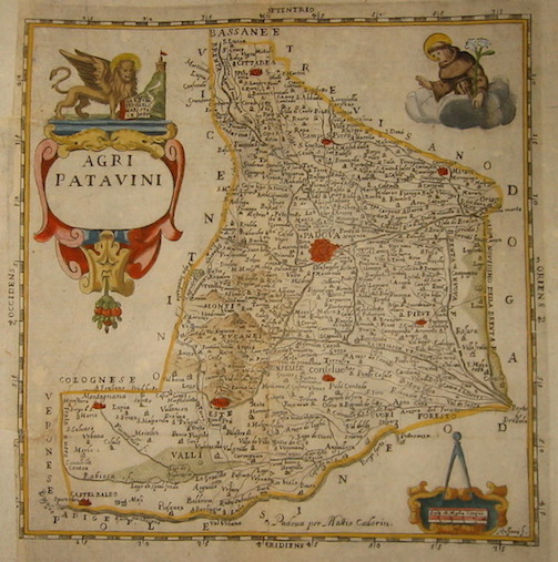 Scoto Francesco (1548-1622) Agri Patavini 1659 Padova 